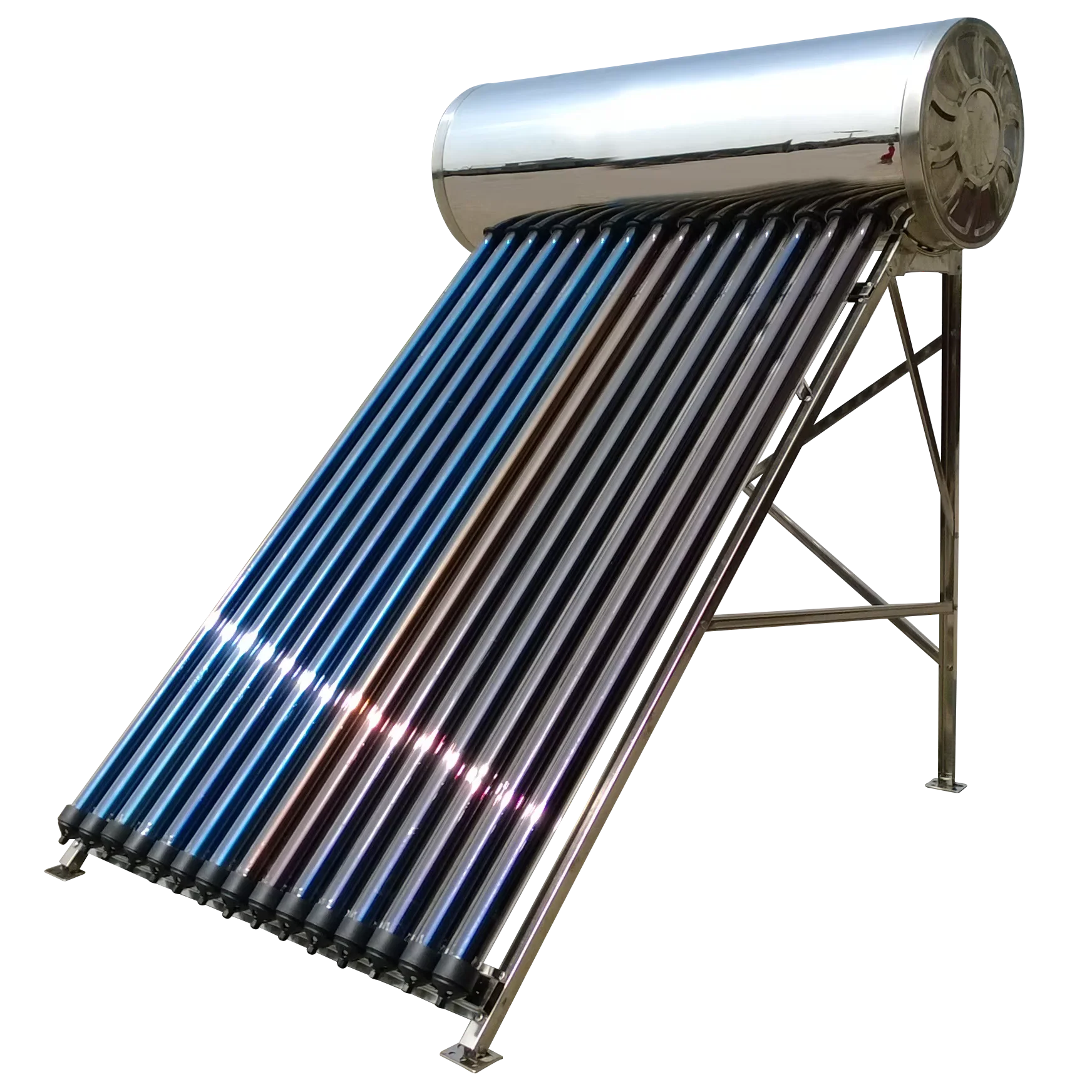 

2025 High Quality Integrated Pressurized Solar Water Heaters for Home & Outdoor Use Evacuated Tube Type Direct Factory Sales