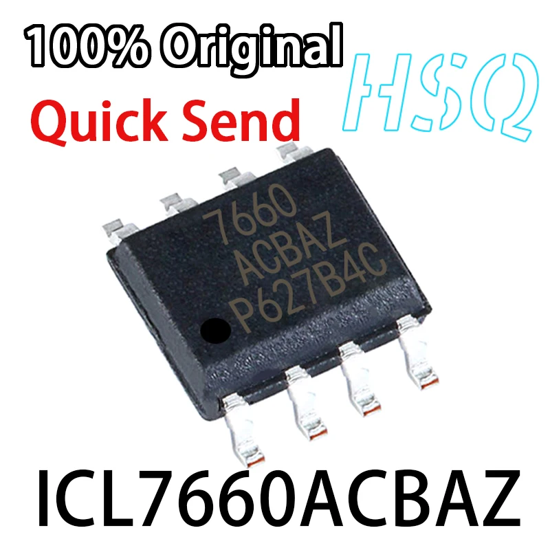 

1PCS ICL7660ACBAZ New Original Screen Printing 7660ACBAZ Switch Regulator Chip SOP8