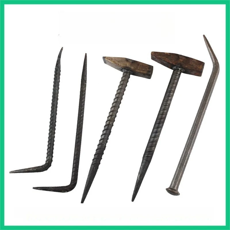 Aluminum Formwork Pry Bar & Hammer Set, Construction Demolition Tool, High Hardness Steel Forged Tool Kit