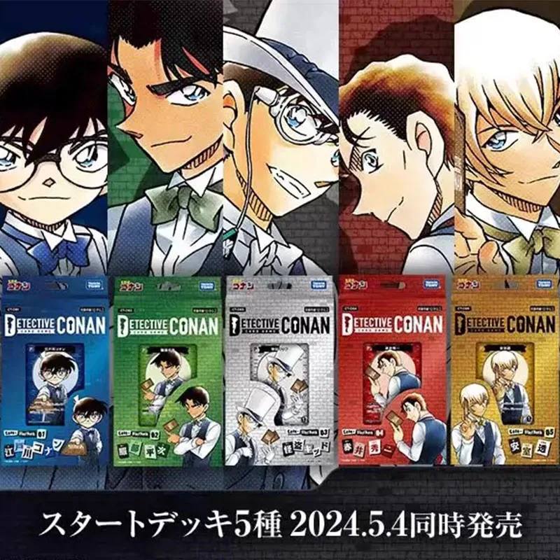 Original Japanese Detective Conan Cards TCG Card First Bullet Supplement Pack Box Cards Anime 5 Sets of Pre Arranged Cards