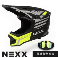 NEXX Off Road Helmet Dual Sport Rally Full Face Dirt Bike Helmet for Men Women 4 Seasons Motocross Enduro Mountain Bike