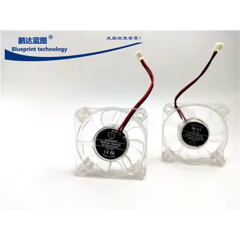 pa  Mute 5010 5cm Transparent 12V Motherboard Chassis 50*50 * 10mm Cooling Fan 50*50*10MM
