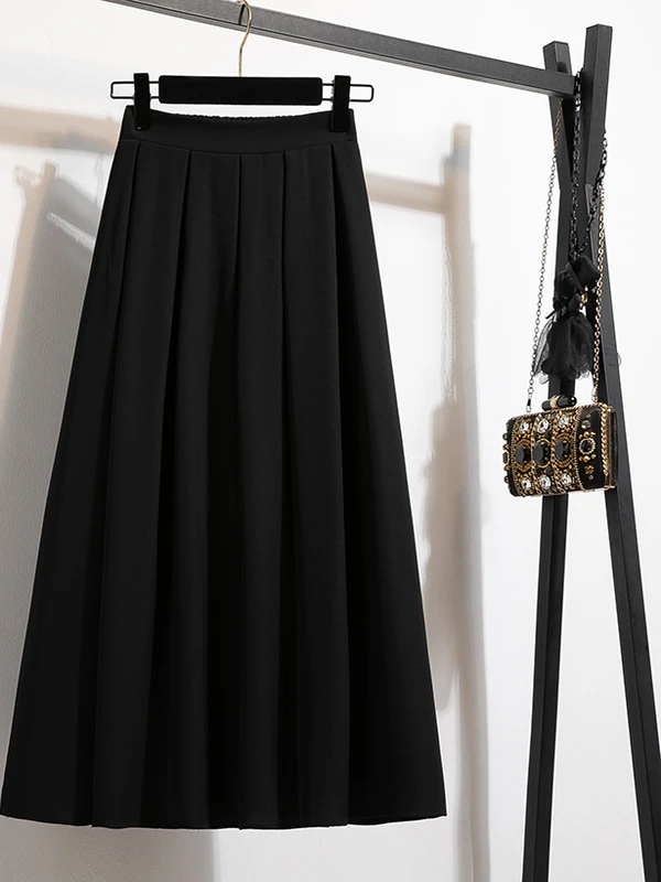 

Retro Japanese Sle Casual Seven-Foot Skirt Pants Women's Summer Design Sense plus Size Straight f Skirt