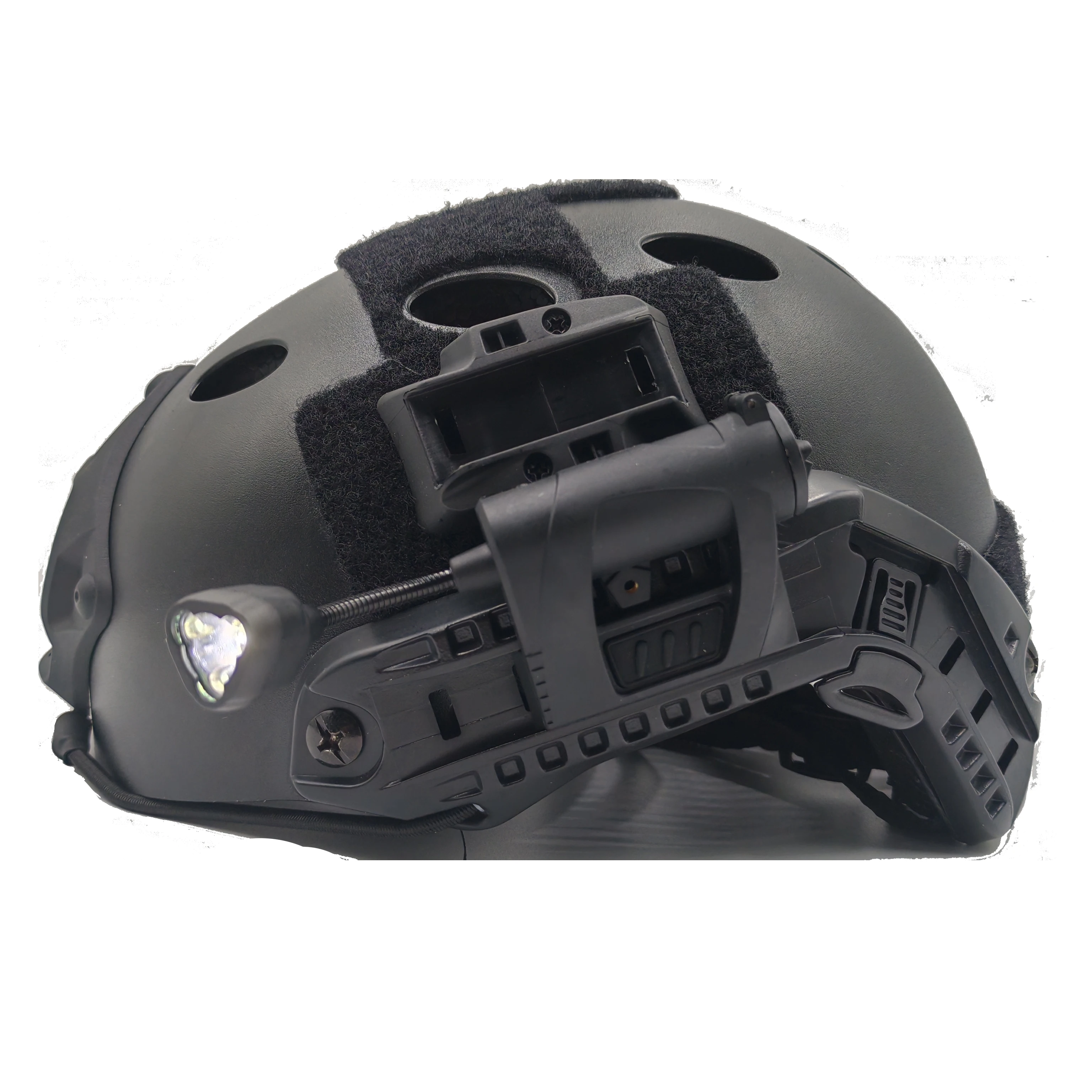 Imagem -05 - Led Tactical Helmet Light Lanterna Iluminação Noturna ao ar Livre Laser Caça Militares Ciclismo Pesca Lâmpada do Capacete Modos