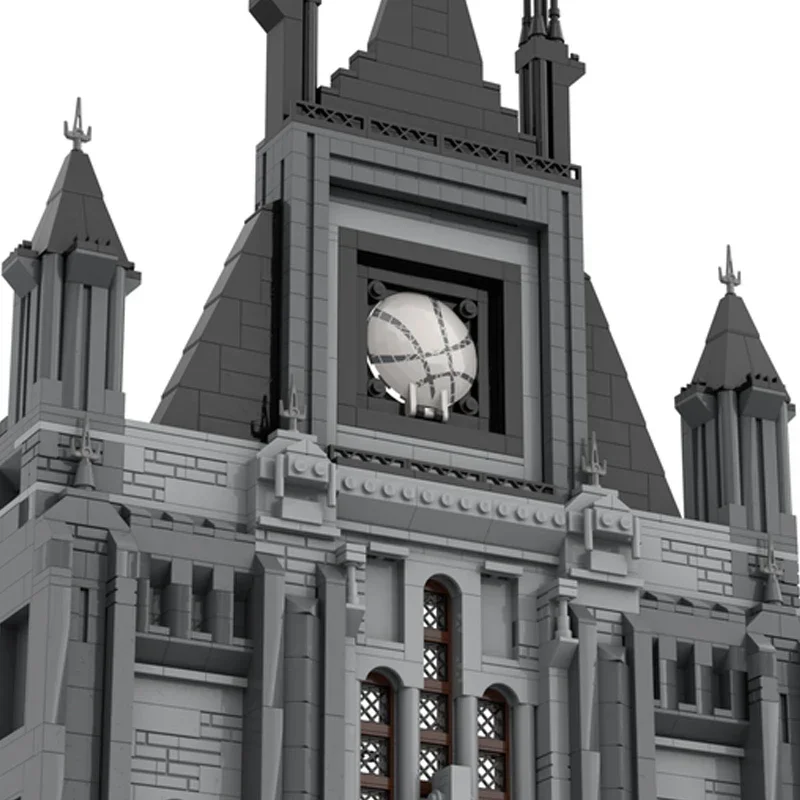 Moc Building Bricks Famous Games Model Gothic College Technology Modular Block Holiday Gifts Toys For Children DIY Sets Assembly