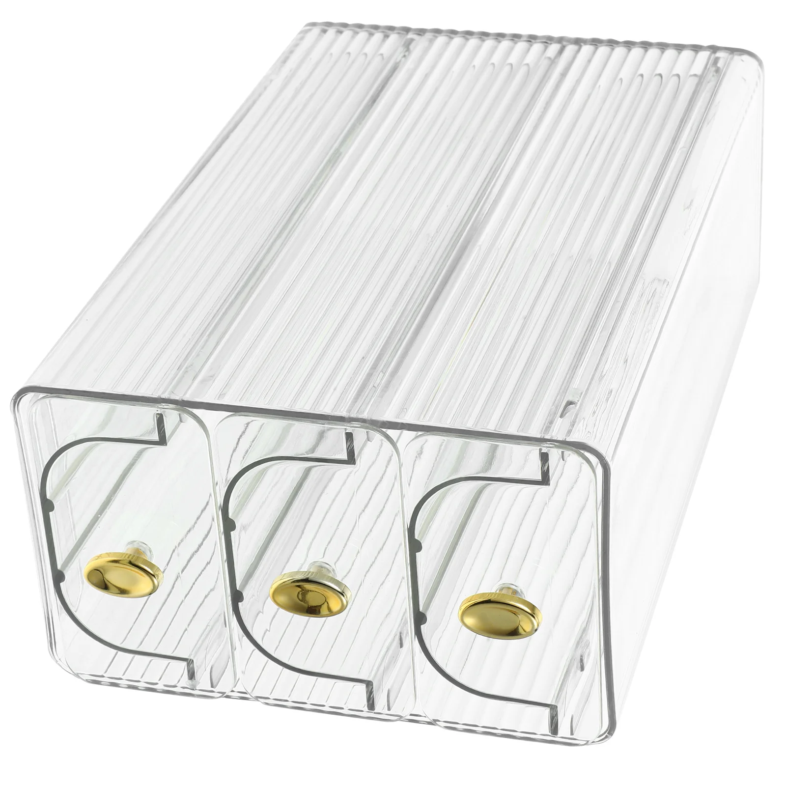 

3 Layer Food Grade Egg Tray Refrigerator Side Door Organizer Automatic Rolling Egg Dispenser Storage Container Kitchen Fridge