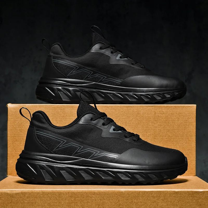 YRZL Mens Walking Shoes Lightweight Breathable Mesh Sneakers For Men Non Slip Comfortable Athletic Sports Shoes Outdoor Training