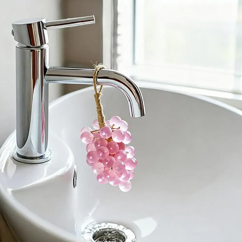 صابون العنب الشفاف الكريستالي، صابون العنب الواقعي المزخرف للاستحمام والغسيل والتنظيف والصابون المغذي للحمام #5