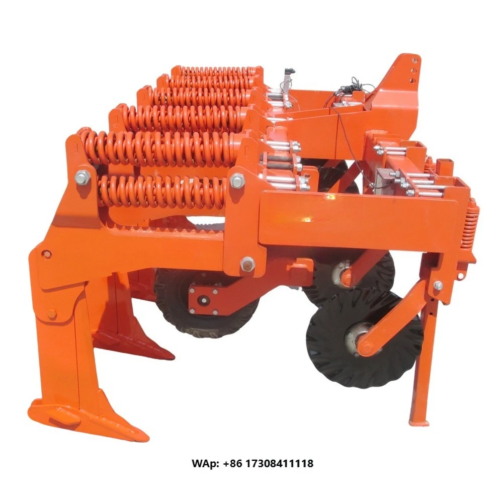 Deep Ripper Sub-Soiler with Front Mounted Coulter and Depth Wheels Ripper Subsoiler