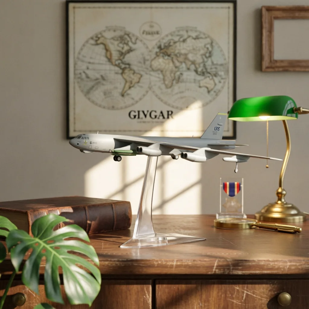 Modèle de bombardier longue portée Stratofortress, pièces détaillées, modèle B-52H Stratofortress, objet de collection, sans assemblage