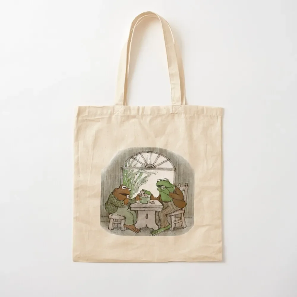 

Frog and Toad Tote Bag large size bags shopping cart bags canvas tote Bag