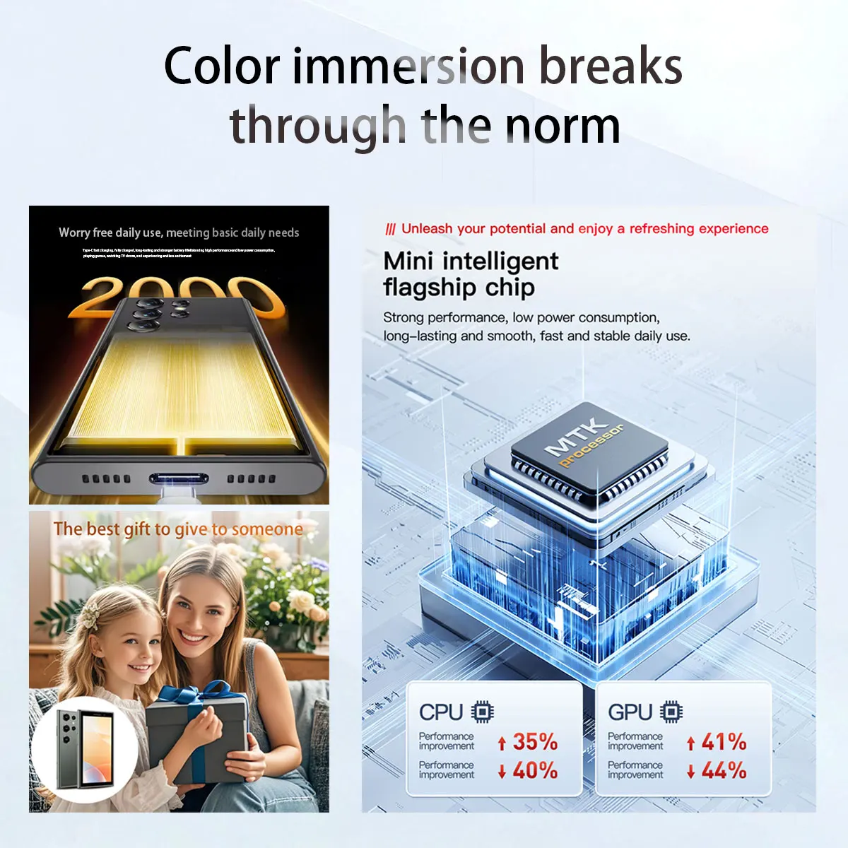 원미스 S26 프로, 4.0인치 미니 안드로이드 12 폰 |   4G LTE 글로벌 듀얼 SIM | 2GB+16GB, 긴 배터리 수명 미니 스마트폰