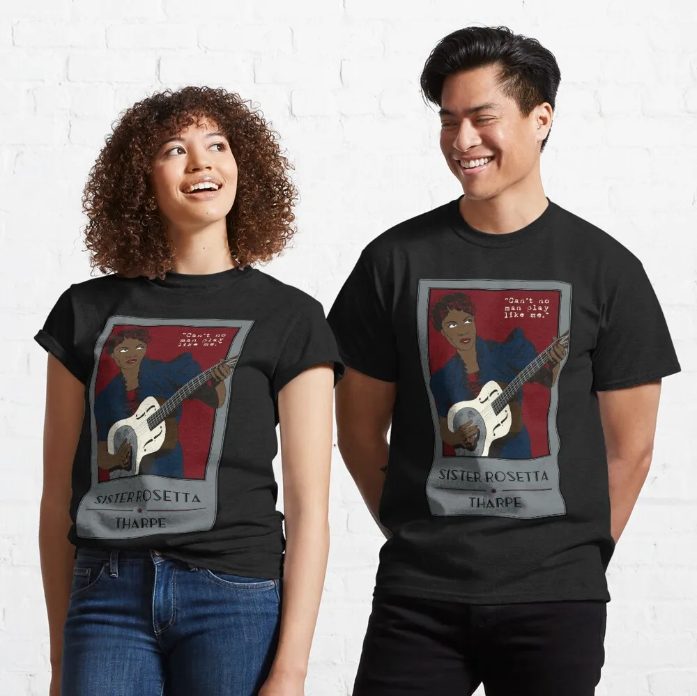 Sister Rosetta Tharpe Classic T-Shirt Anime Graphic T-shirts For Men Clothing Women Short Sleeve Tees New Arrival Unisex Summer