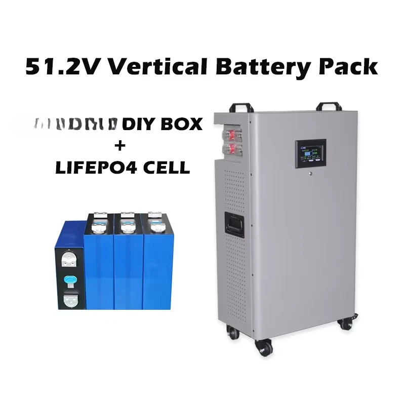 YIXIANG الاتحاد الأوروبي الأسهم صندوق بطارية عمودي حزمة 51.2 فولت 48 فولت 16kwh 314AH بطارية ليثيوم مع JK 200A BMS V19 لتخزين الطاقة الشمسية