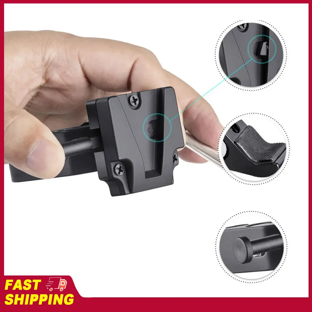 

Крепление V-Mount с тонкой текстурой, нагрузка 8,8 фунтов, сверхмощный адаптер V-Mount с замком, алюминиевый сплав, отверстие 1,66 дюйма, для световой стойки