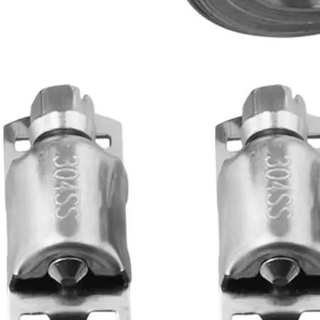 304 Stainless Steel Adjustable For Worm Gear Hose Clamp Kit for Custom Pipe Fitting in Automotive and Marine Applications