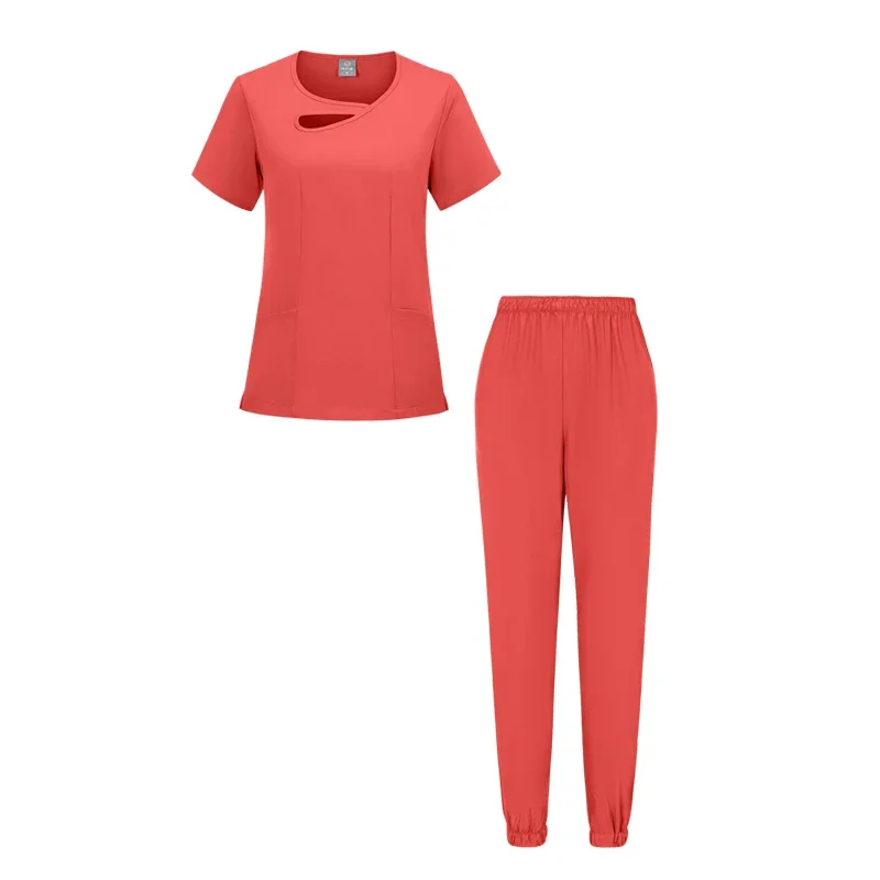 Conjunto de ropa médica para médico y enfermera, uniforme quirúrgico de Hospital Multicolor para mujer, traje exfoliante, venta al por mayor