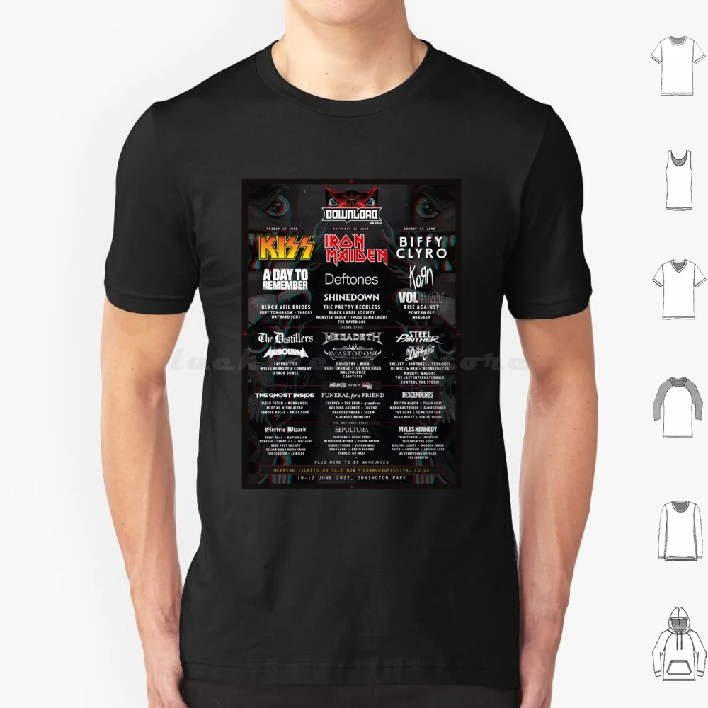 Download Uk Fest T Shirt Cotton Men Women DIY Print Metal Music Fest Metal Fest Band Heavy Metal Festival Classic Concert