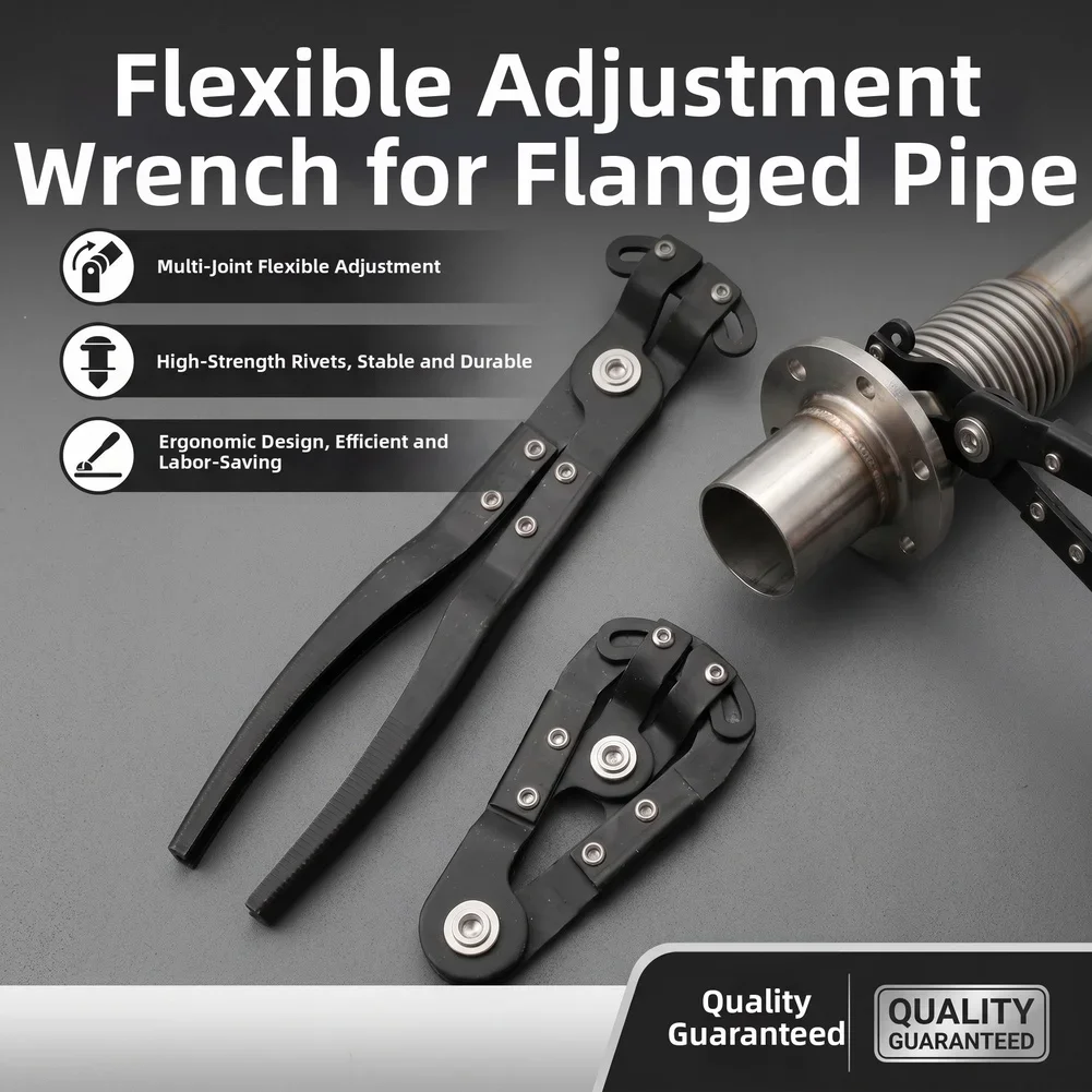 Carbon Steel Wrench Industrial Flange Pliers For Industrial Repair Offset Guide Design Reinforced Rivet Structure