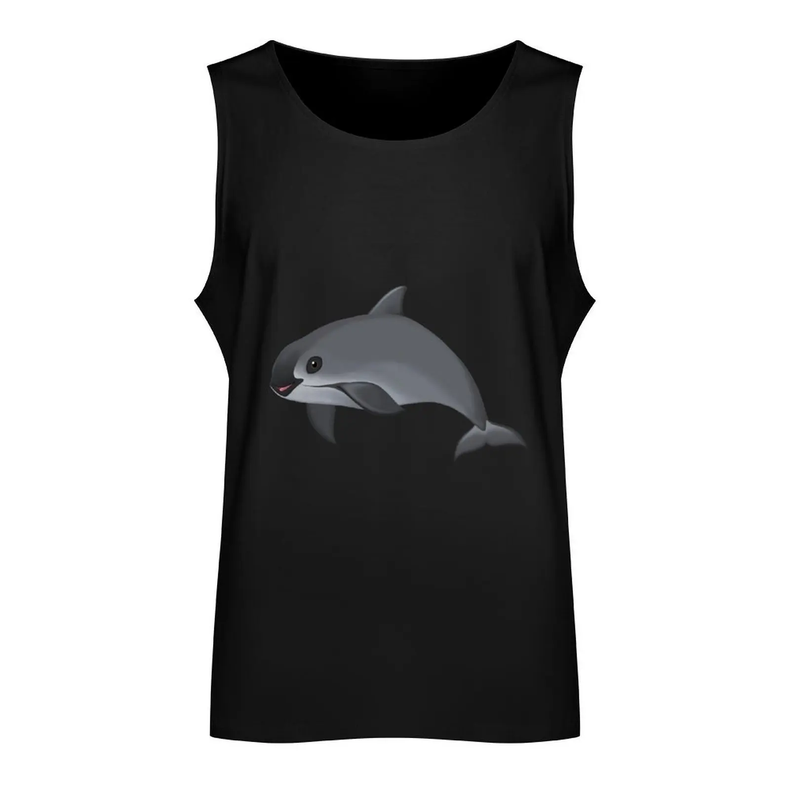 La Vaquita Marina Save the Vaquita Porpoise Tank Top cotton t-shirts man basketball Japanese t-shirt Men's sleeveless t-shirt