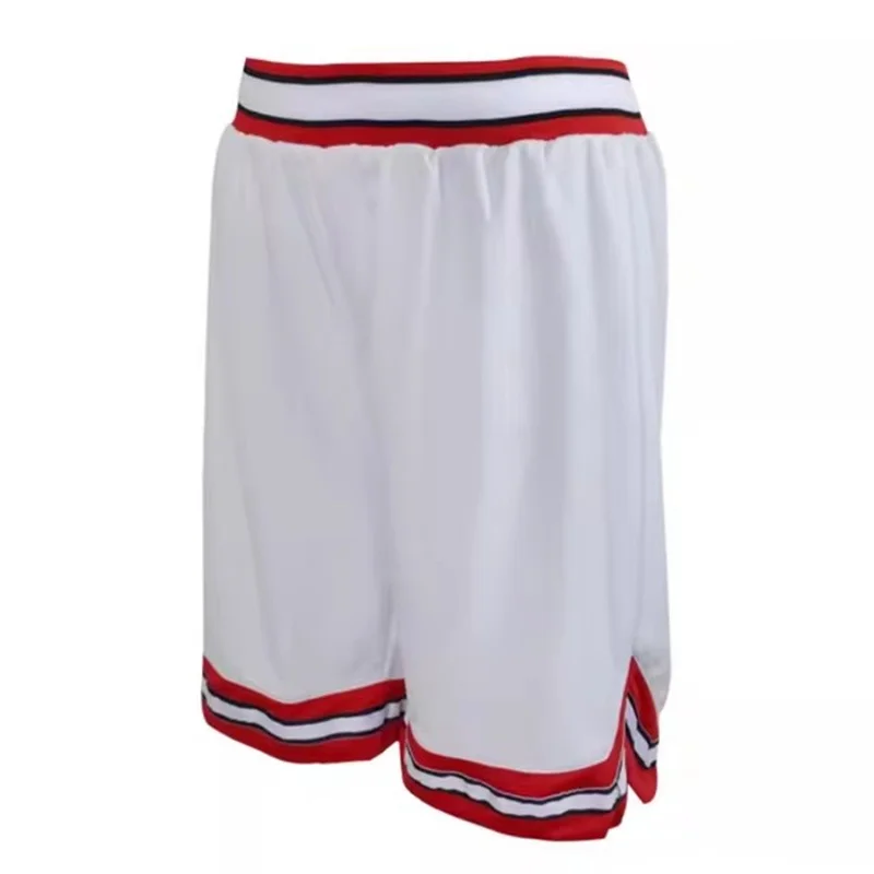 Anime Shohoku uniform ANZAC Akagi basketball shorts quick drying sweat wicking unisex red white black