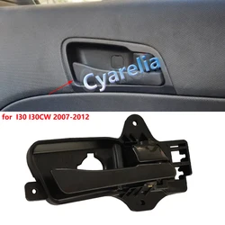 Substituição Maçaneta Interior do carro, Frente e Traseira Maçaneta interna para Hyundai I30 I30CW 2007-2012, Preto LH RH, 82620-2L000