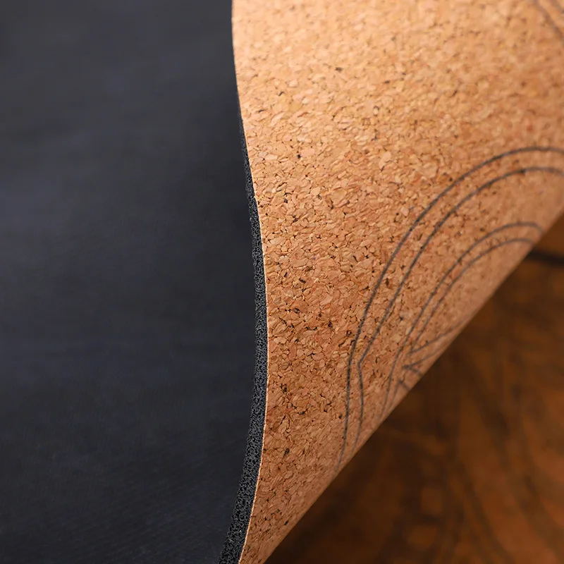 Cork Meditation Mat Natural Rubber Small Round Yoga Mat Meditation Meditation Floor Mat