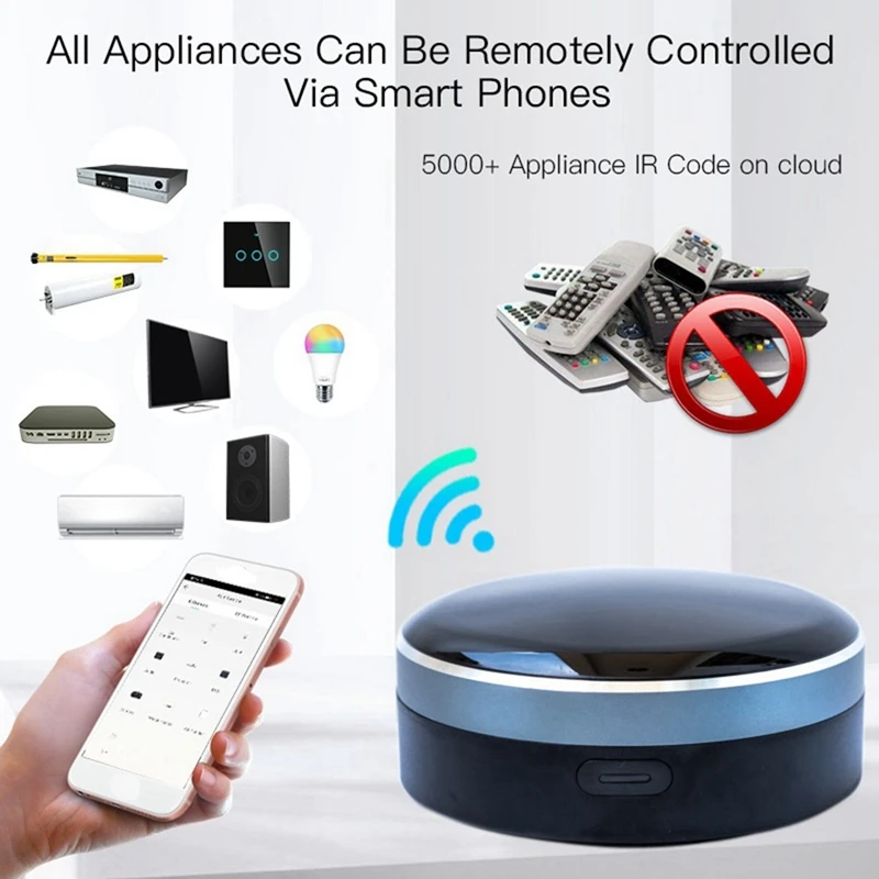 Top Deals Tuya Smart Infrared Wifi RF Universal Remote Control USB Controller Home Hub IR Blaster Work With Alexa Google Home Si