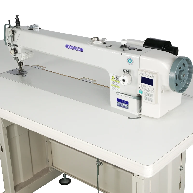 0303D Automatic Single Needle Flat Bed Long Arm Upholstery Industrial Walking Foot Leather Sewing Machine for Sale