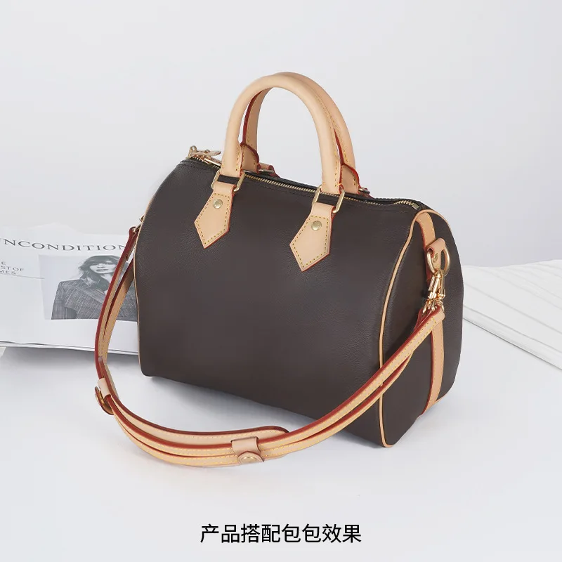 Bag Strap for LV Speedy 20 25 30 Shoulder Straps 100% Genuine Leather Crossbody Long Bags Belt 120cm Accessories