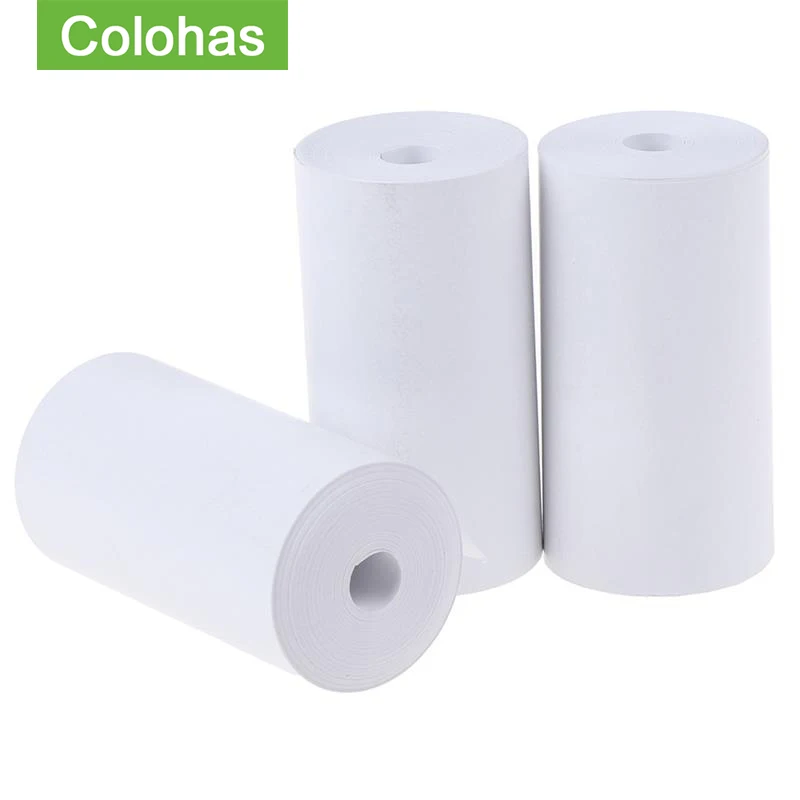 10rolls/Lot 57*25mm Thermal Paper White Children Camera Instant Print Kids Camera Printing Paper Replacement Accessories Parts