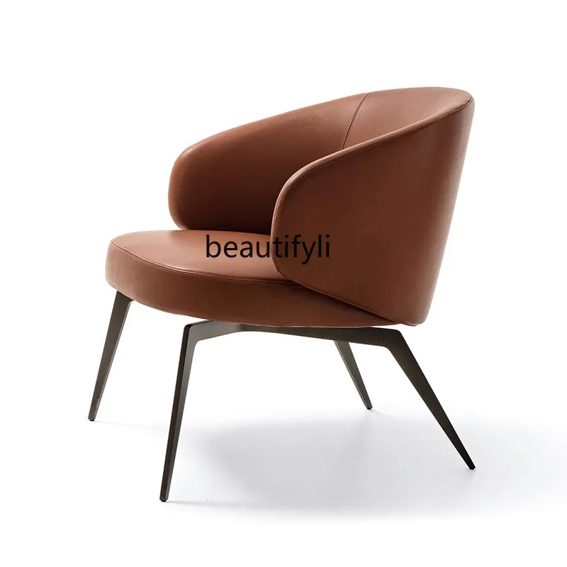 

Nordic Single-Seat Sofa Chair Modern Minimalist Living Room Balcony Chair Small Apartment Leisure Chair Conference Chair