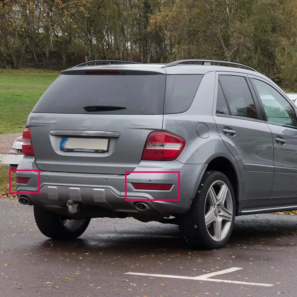 

Задний бампер с отражателем красного света для Mercedes-Benz ML-Class W164 ML320 ML350 ML 5501648200374 1648201574