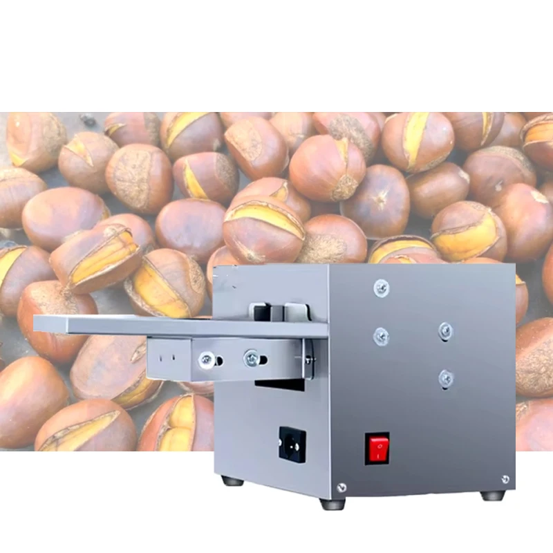 Professionelle mechanische kleine elektrische Kastanienschneidemaschine/Kastanenschälmaschine