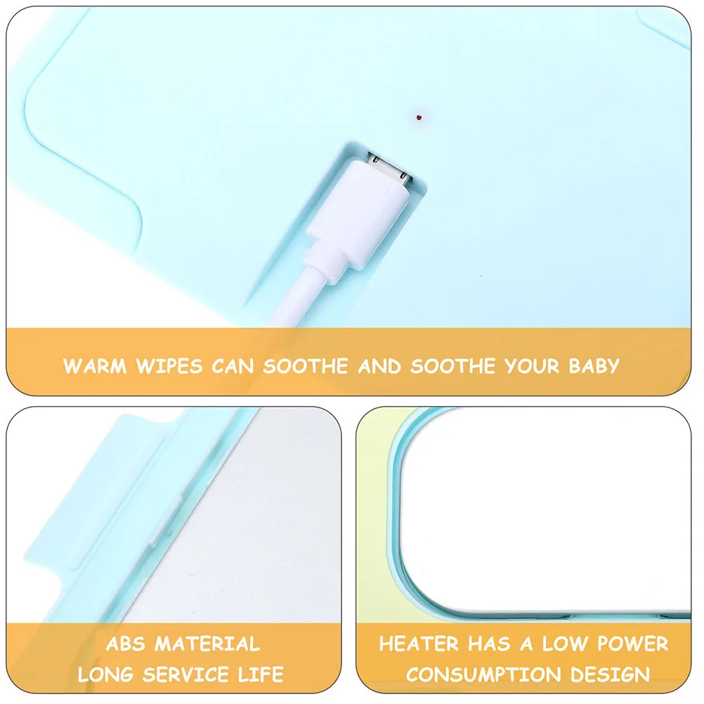 2 pçs aquecedor de lenços umedecidos do bebê aquecedor portátil para viagens para casa toalhetes de bebê confortável troca de fraldas