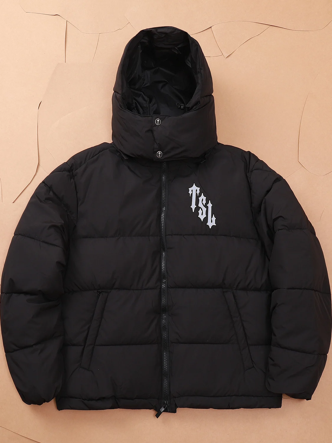 

New Heavy-Weight Cotton Jacket with Hood Embroidered Duckling Warm Casual Long Sleeve Youth Fashion CleanFit Style for Winter