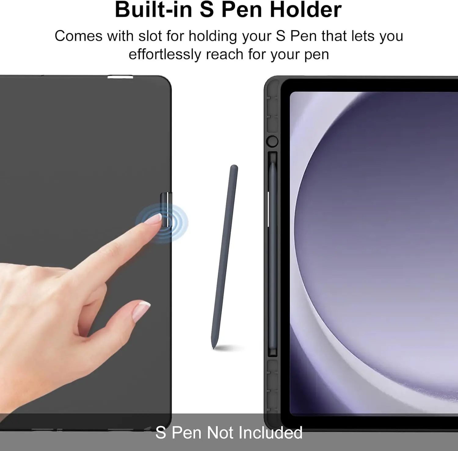 حافظة تابلت لجهاز Xiaomi Pad 6 11 بوصة، غطاء لوحة مفاتيح قابل للفصل لهاتف Xiaomi Pad 6 Pro 11 بوصة مع غطاء لوحي بفتحة قلم رصاص