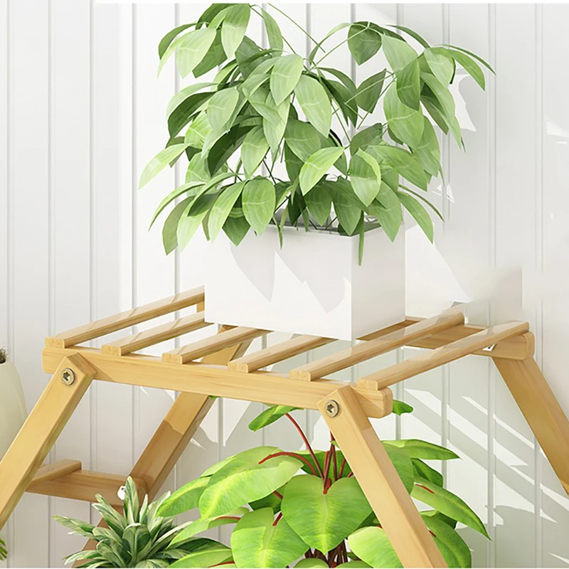 Balcony Flower Rack Floor-standing Storage Rack Household Multi-layer Indoor Outdoor Plants Pot Stand for Room Corners, Gardens