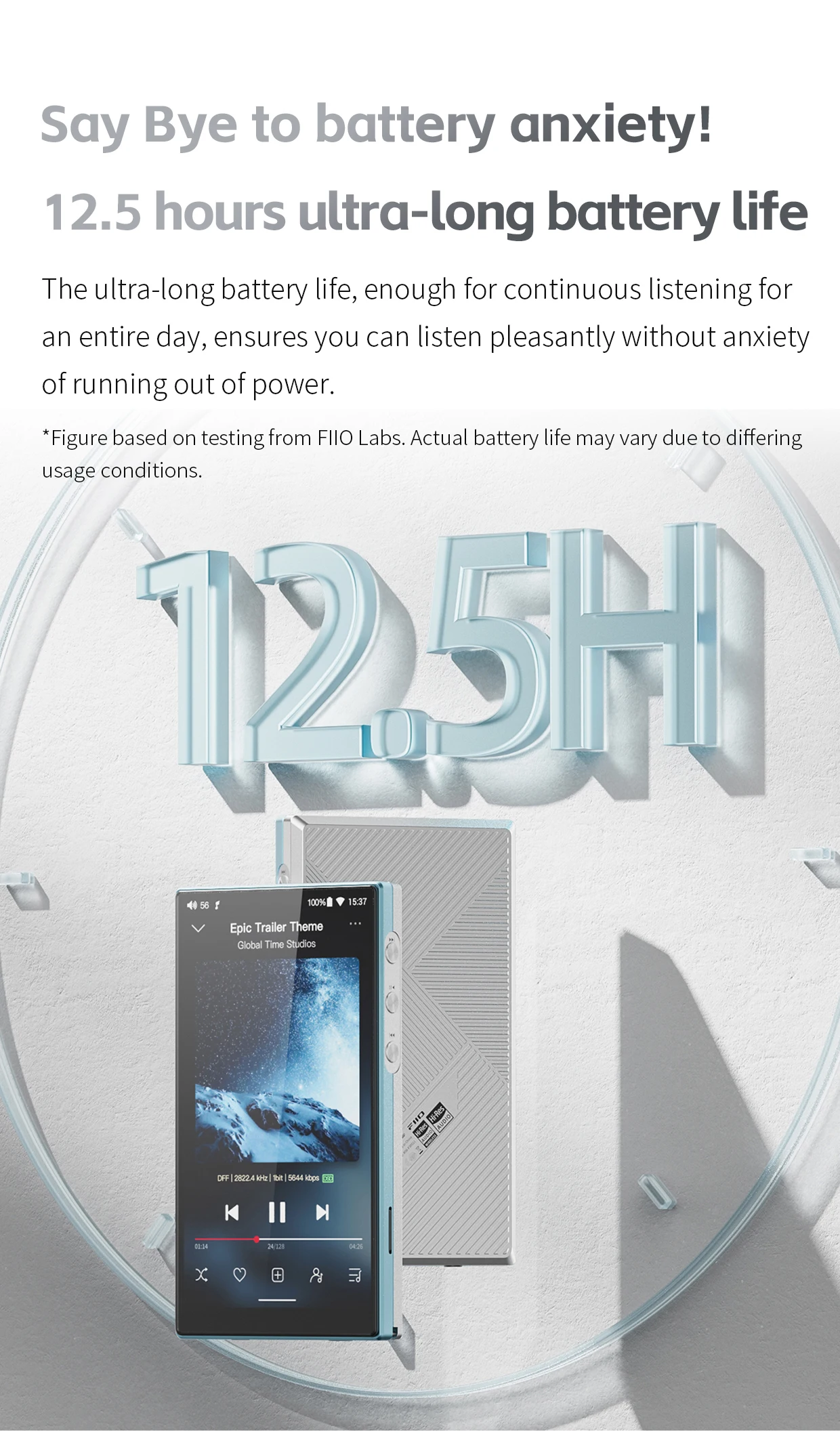 FiiO JM21(3+32GB) Android 13 Hi-Res Music Player MP3 with Snapdragon 680, Bluetooth WiFi USB DAC 12.5H Playtime