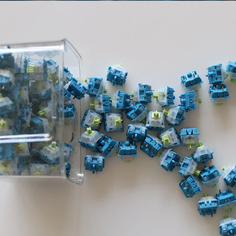 Gateron CM Switch Linear 5pin RGB 65g mx POM stem Gold Plated Spring For Mechanical Keyboard Pre Lubed