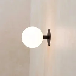 Simple Nordic glass small wall light living room hallway hallway dining room stairwell personality small wall light