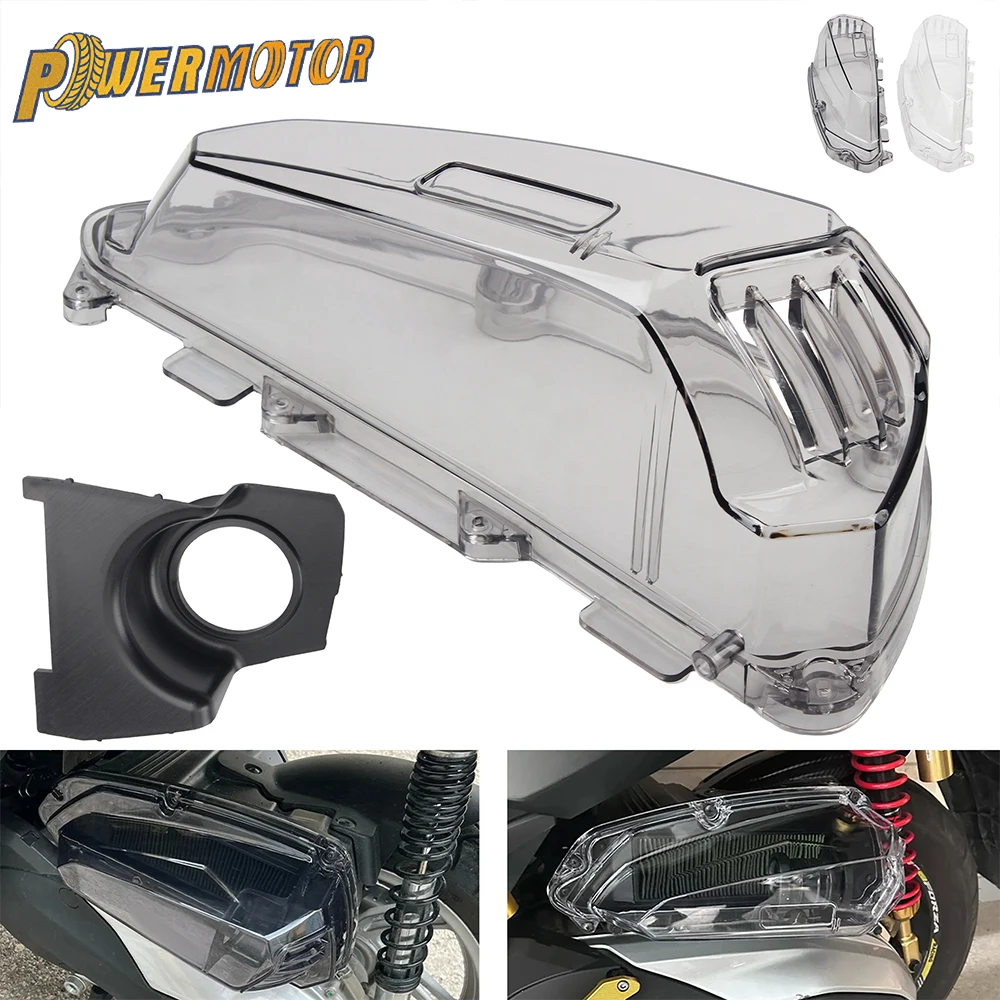 Motorrad Roller Luftfilter Abdeckung Luftfilter Gehäuse Transparente Luftfilter Abdeckung Für Honda Forza350 ADV350 Änderung
