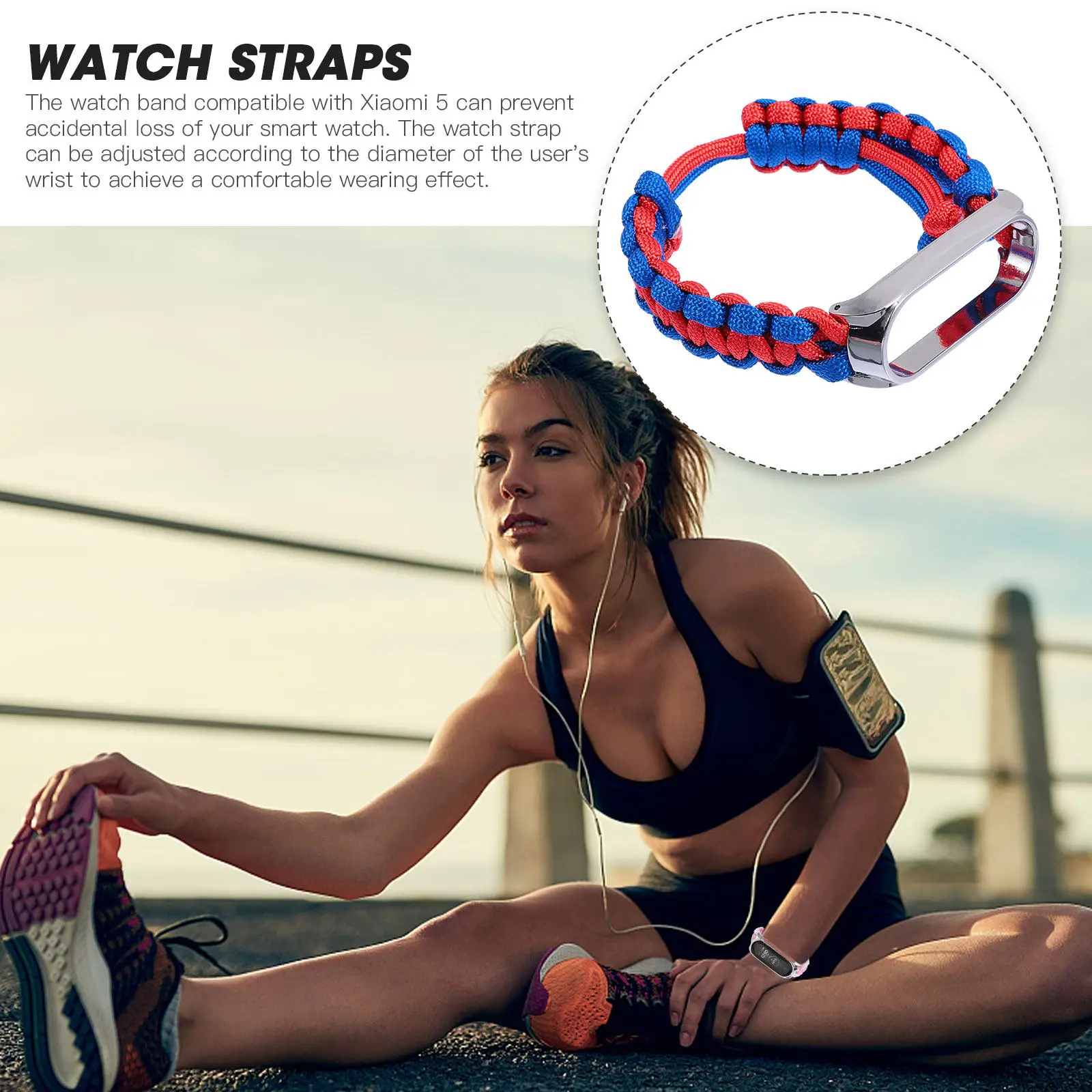 

Adjustable Silicone Watch Wristband For 5 Zinc Alloy Buckle Comfortable Replacement Strap Band Smart Wearable Accessory