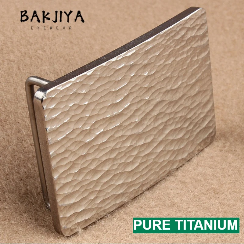 35/40mm Leather Belt for Men, Pure Titanium Clasp Head Rustproof, No Rust Sweat Corrosion Plate Buckle Versatile Suit Jeans Belt