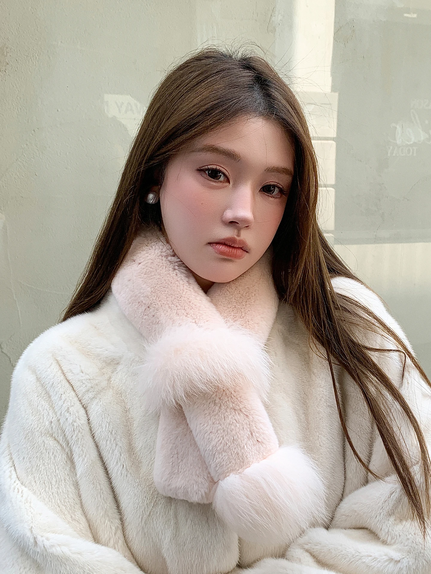 double-sided-rabbit-fur-scarf-women's-faionable-fur-real-hair-warmth-ne-warmer-korean-sle-winter-accory