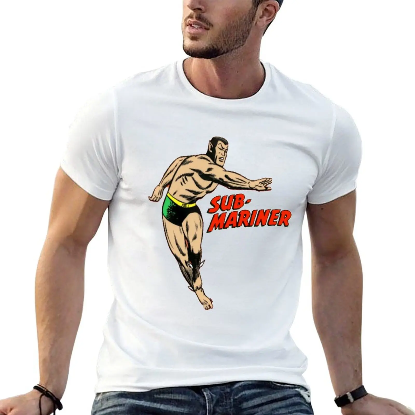 

60s Sub-Mariner T-Shirt t shirts for man cotton soft t shirt men 100% cotton luxury brand cotton tshirt 100% T-Shirt