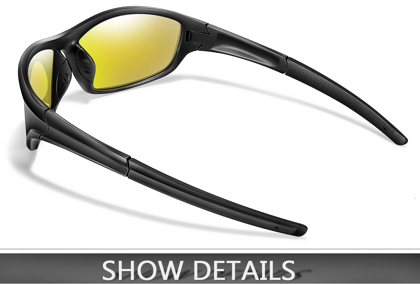 KAROS Polarisierte Sonnenbrille für Herren und Damen, modisch, für Outdoor-Sport, Reiten, Radfahren, Angeln, Laufen, Wandern, klassische Schutzbrille – Detail 14