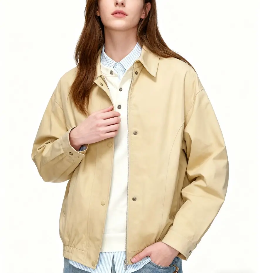 

Bomber Jackets Womens Jacket High Quality Autumn Mesh Splicing Drawstring Cropped Hipster Artistic Kpop Korean Style Minimalist