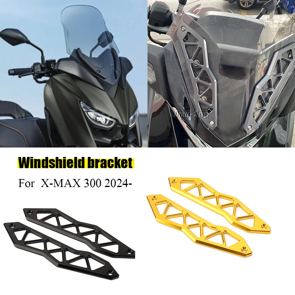 

Motorcycle Windscreen Windshield Support Holder kits Screen Bracket For Yamaha X-MAX 300 X-MAX300 XMAX 300 XMAX300 2023 2024