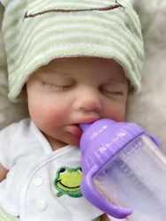 Soft Silicone Loulou Can Open mouth Reborn Doll Baby Full Body Soft Silicone Bebe Doll Boy And Girl For Choose